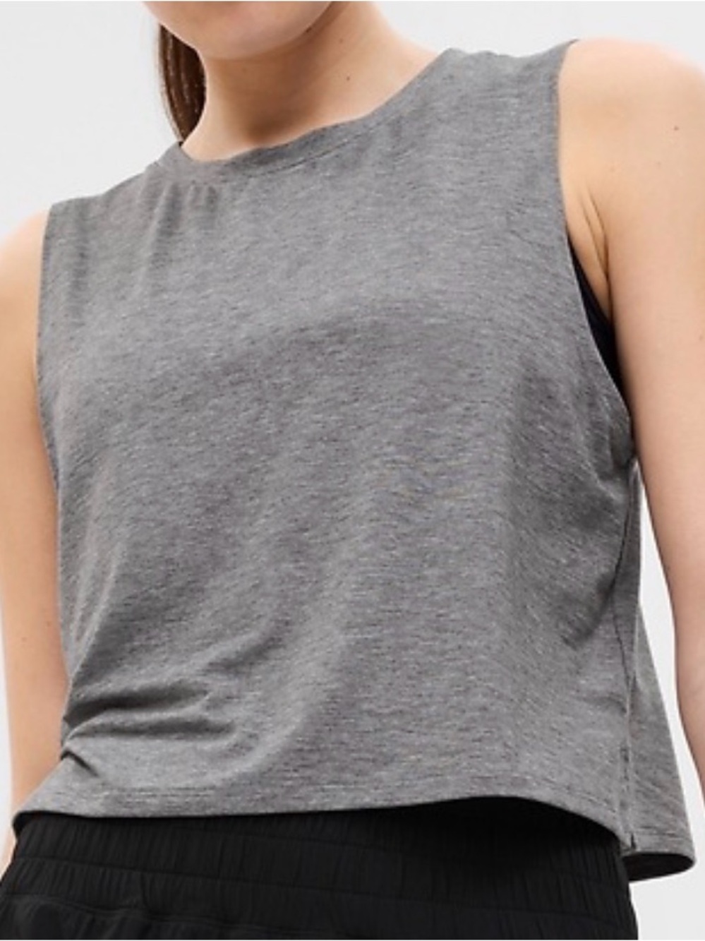 GapFit Breathe cropped muscle Tank large
